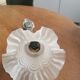 Pair of Art Deco wall lamps glass and metal
