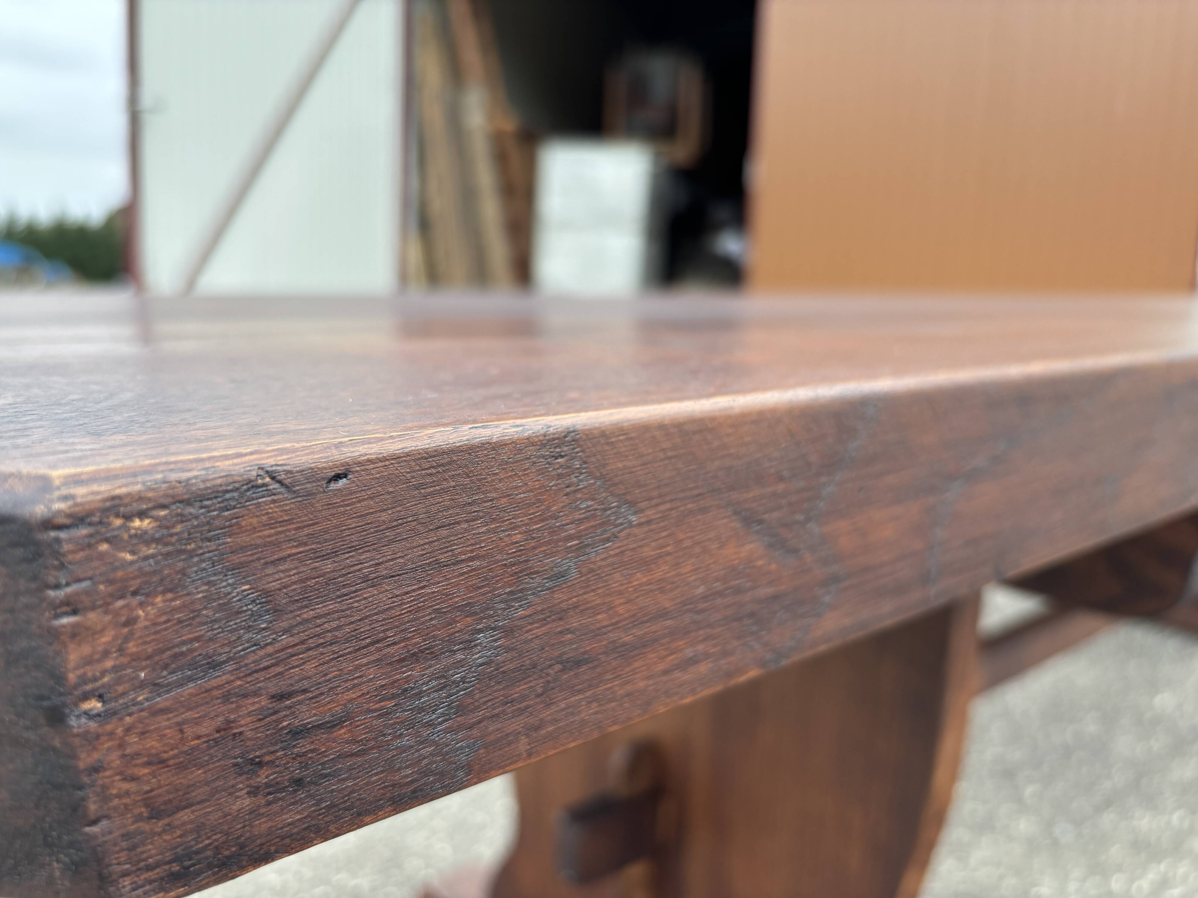Immense oak farmhouse table