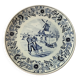 Decorative plate Boch – Delft decor, winter scene (1960s–70s)