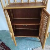 Vintage rattan sedal