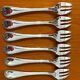 Christofle Malmaison 6 oyster forks new condition