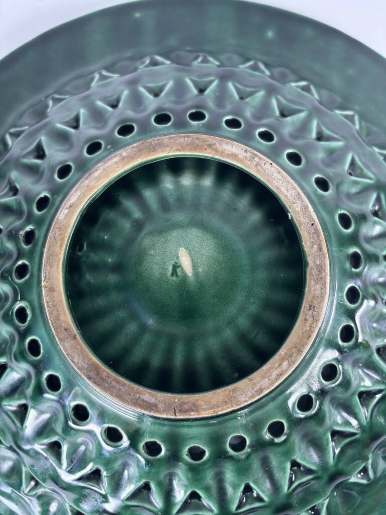 Vintage openwork ceramic cup signed 1950 XL