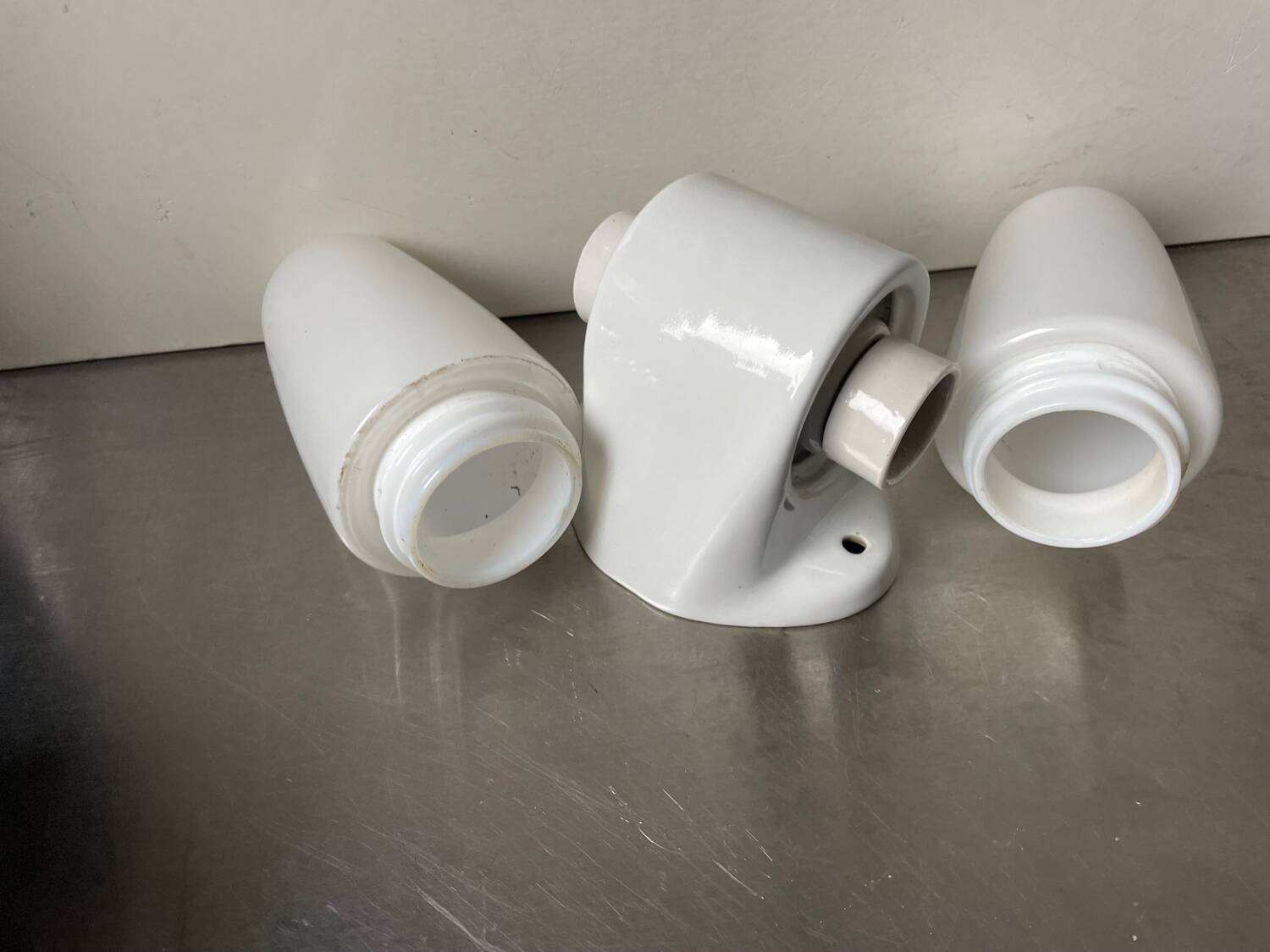 Wilhelm Wagenfeld Bathroom double sided vintage Sconce wall lamp