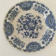 4 Ridgway Windsor Blue English Dessert Plates – Staffordshire