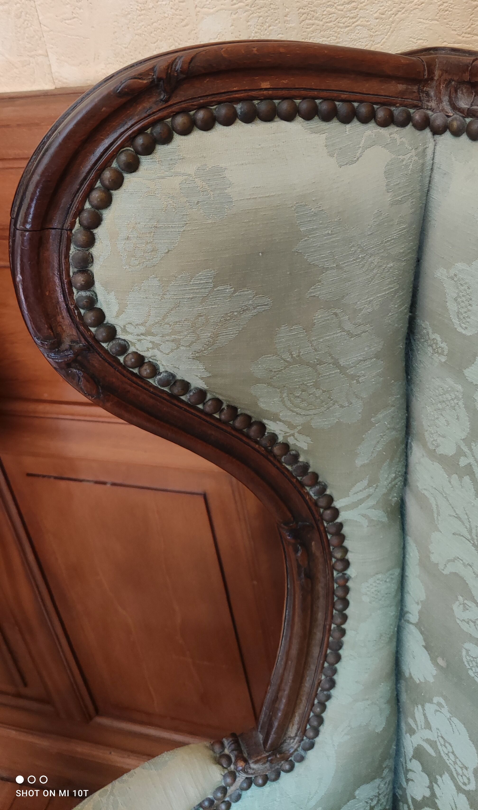 Armchair with ears style Louis XV/19 th century