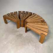 Set of 4 brutalist side tables by Radboud Dittmann, Dittmann & Co. 1970