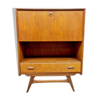 Vintage webé teak wall cabinet by Louis Van Teeffelen