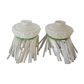 Pair of art deco lampshades