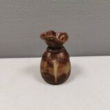 vase shaped like a money bag, in beautiful earthy colours.
