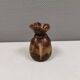 vase shaped like a money bag, in beautiful earthy colours.