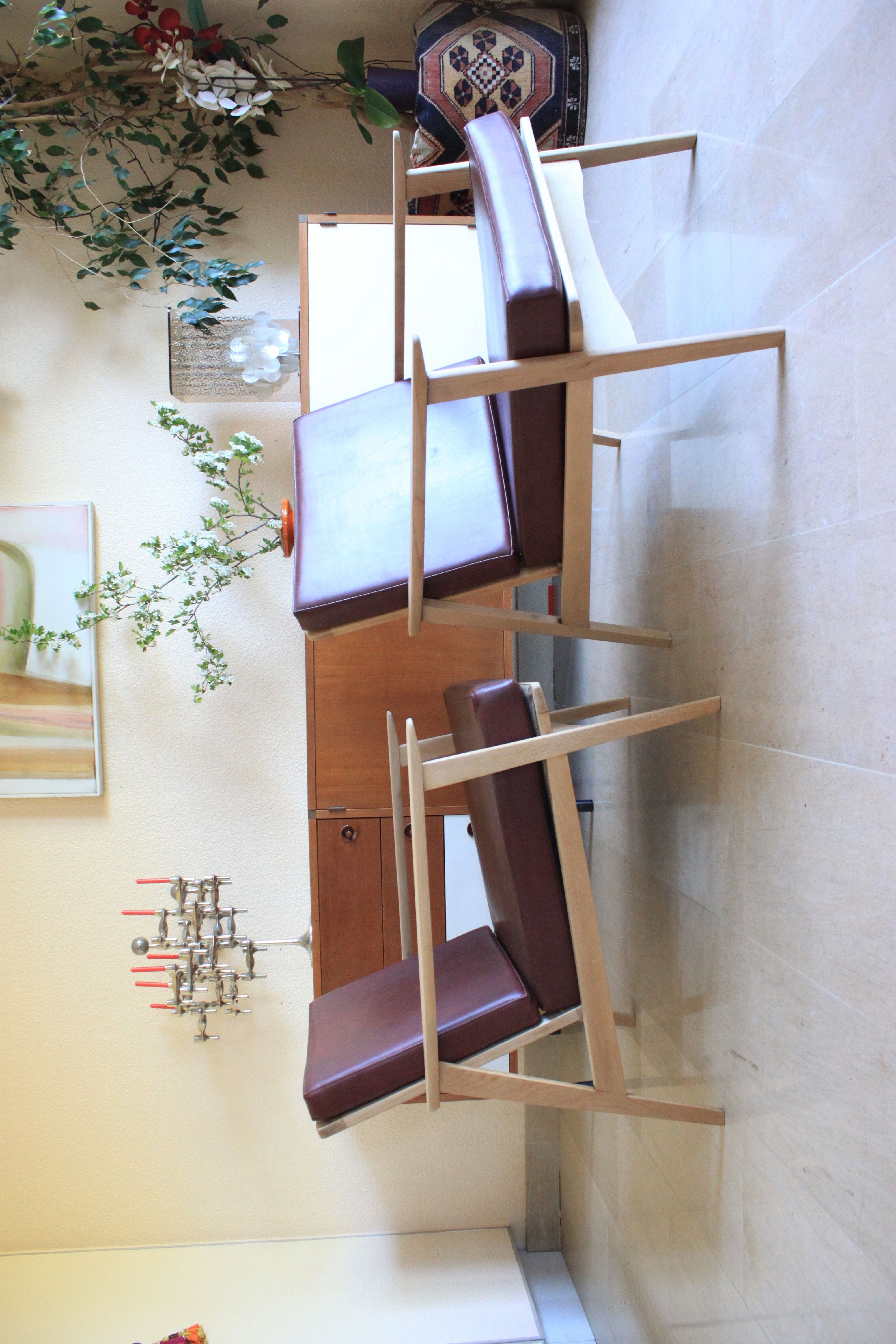 Scandinavian armchair in beech