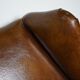 Fauteuil club vintage en cuir de couleur cognac Pays-Bas