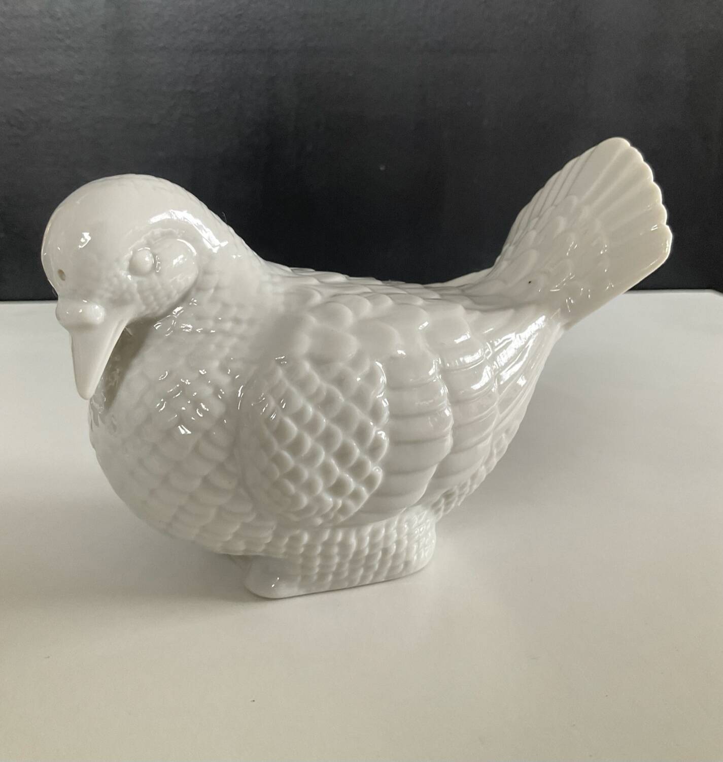 Glazed porcelain bird
