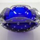 Blue Sommerso Murano Glass Ashtray, Italy, 1960s