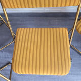 4 vintage Lafuma folding chairs