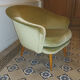 Organic Chair Danish Scandinavian years 50 / 60 ice green vintage