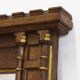 Antique Mirror in oak crossway frame