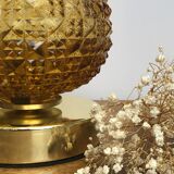Vintage globe-oiled diamond tip lamp.