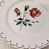 Set of 5 Vintage Badonviller Deep Plates