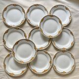 Céranord St Amand dinner plates from the 40s and 50s