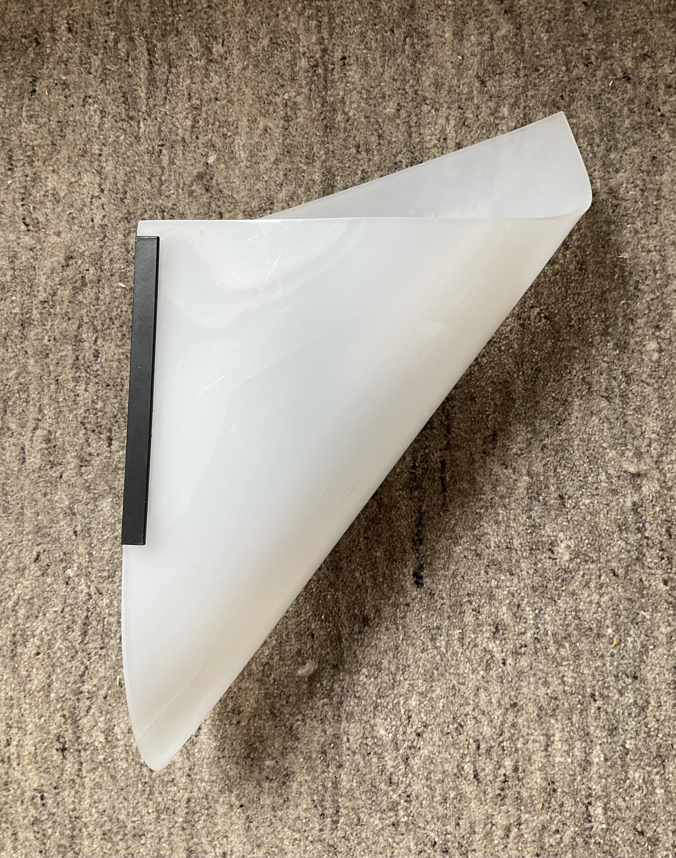 Perspex wall lamp from the 1950s