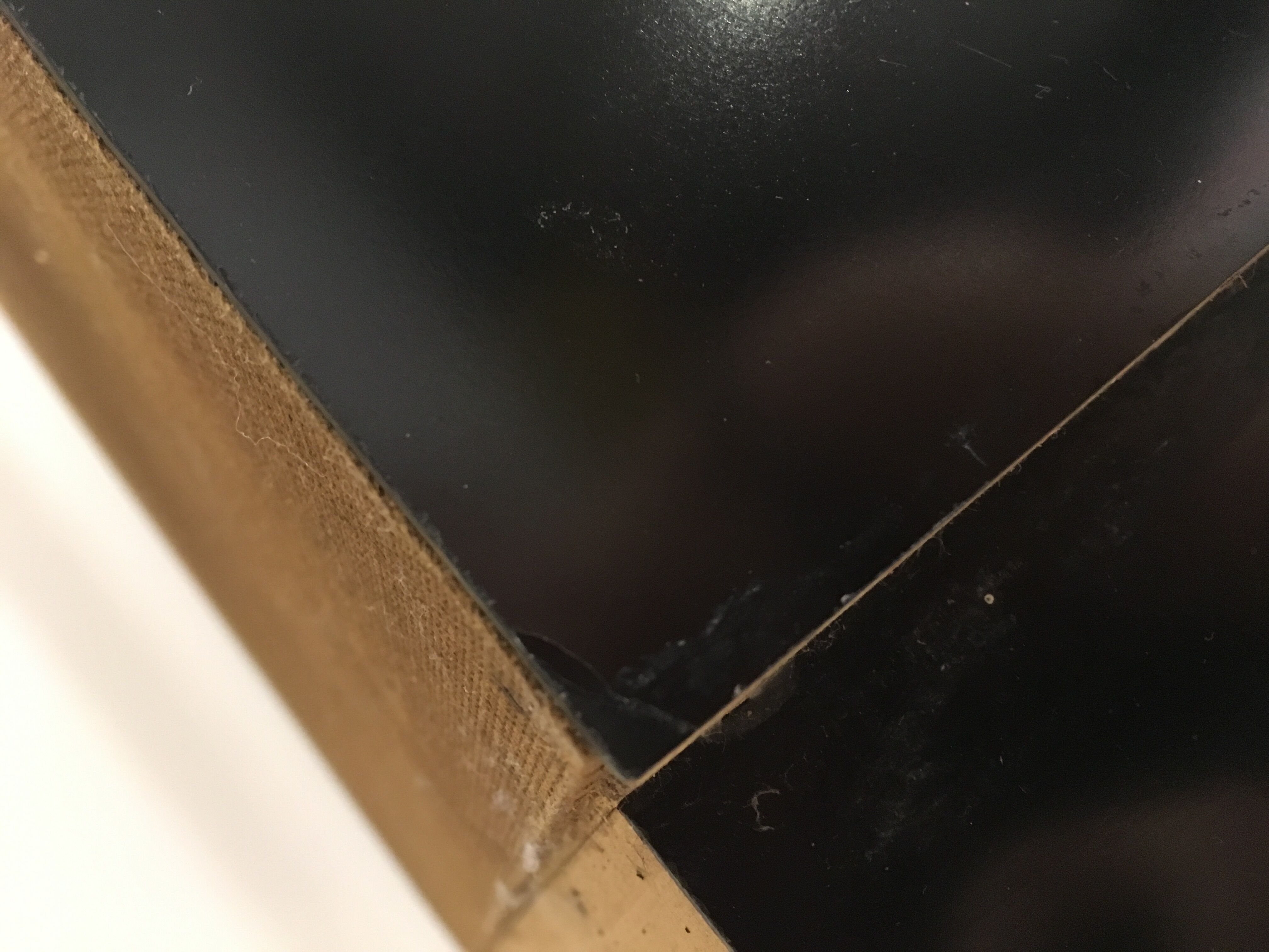 Chiffonnier formica noir