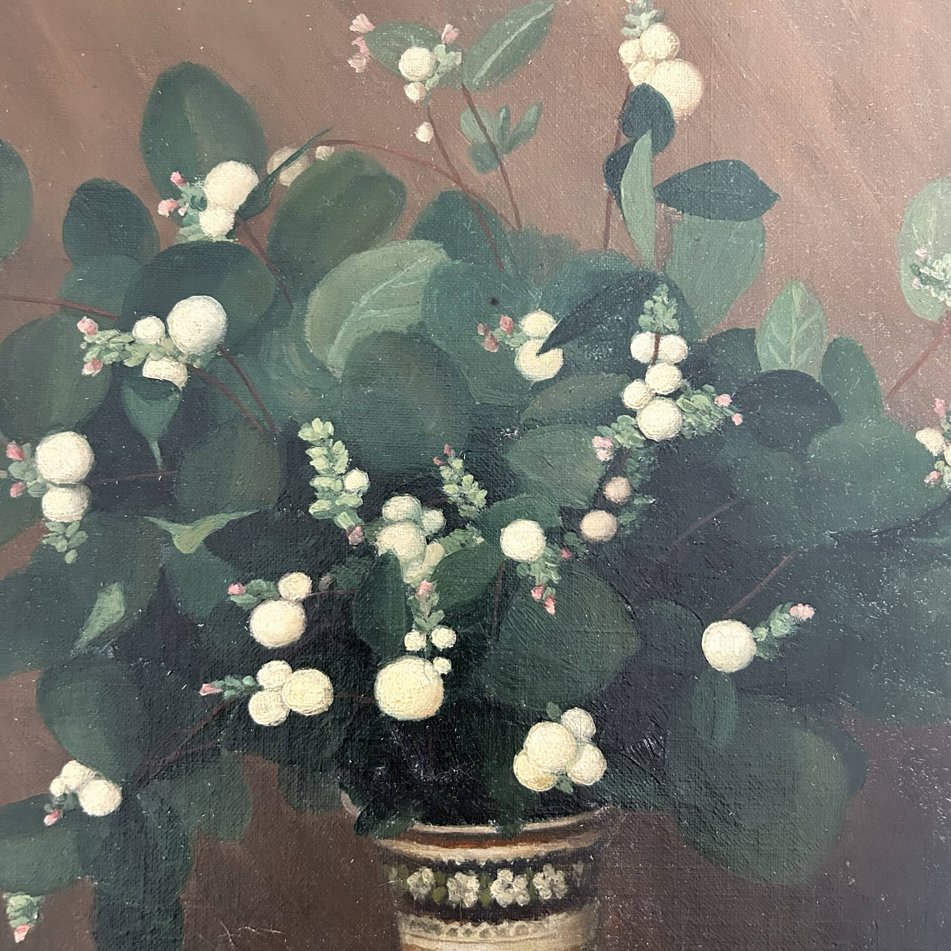 Antique painting signed H. Bauffay 1943