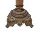 French antique candlestick with marble