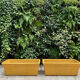 Pair of glazed ceramic planters SILMA Italy - 1970s