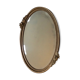 Old golden oval mirror 79x48cm