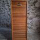 Armoire à rideau vintage en chêne | France | 1960s–1970s