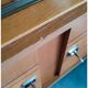 Buffet vitrine pieds compas