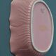 Rose-shaped ceramic bowl/deep plate.