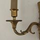 Lot de 2 appliques murales style Louis XV en bronze dorée
