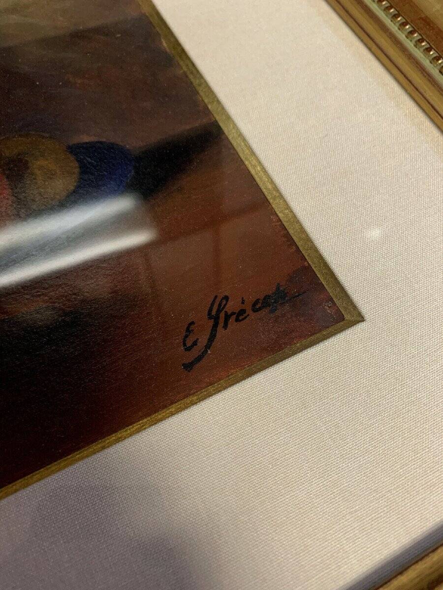 Eugénie Frecot “Still Life With Fruits” Oil On Paper Signed