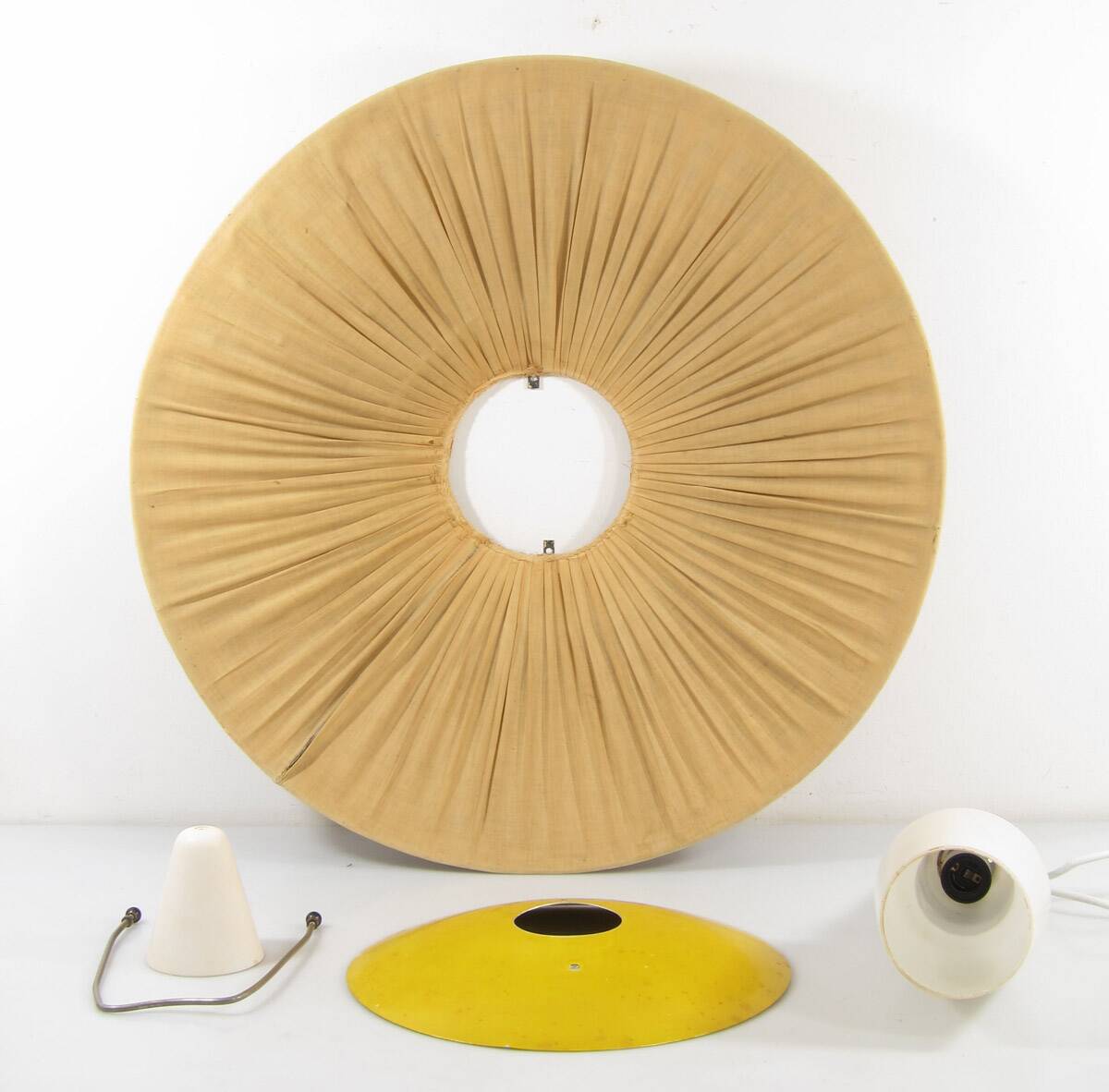 Louis Kalff large iconic fifties vintage pendant from Philips