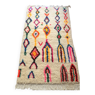 Moroccan Azilal rug. Handmade, pure wool. 165x95cm