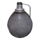 Dame-jeanne, bonbonne en verre, avec filet métallique protecteur, 1950-1960