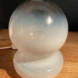 Murano opaline table lamp with gradient