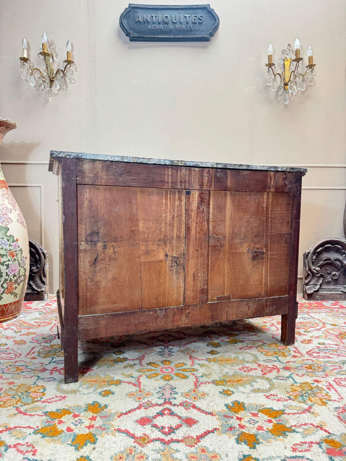 Mahogany commode from the empire period 19th century