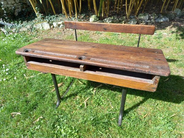 Bureau d'écolier pupitre début XX ème