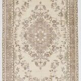 6x9 Beige & Brown Oriental Turkish Rug, 173x282Cm