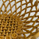 Pichon Uzès handmade ceramic basket – Yellow ochre openwork basket