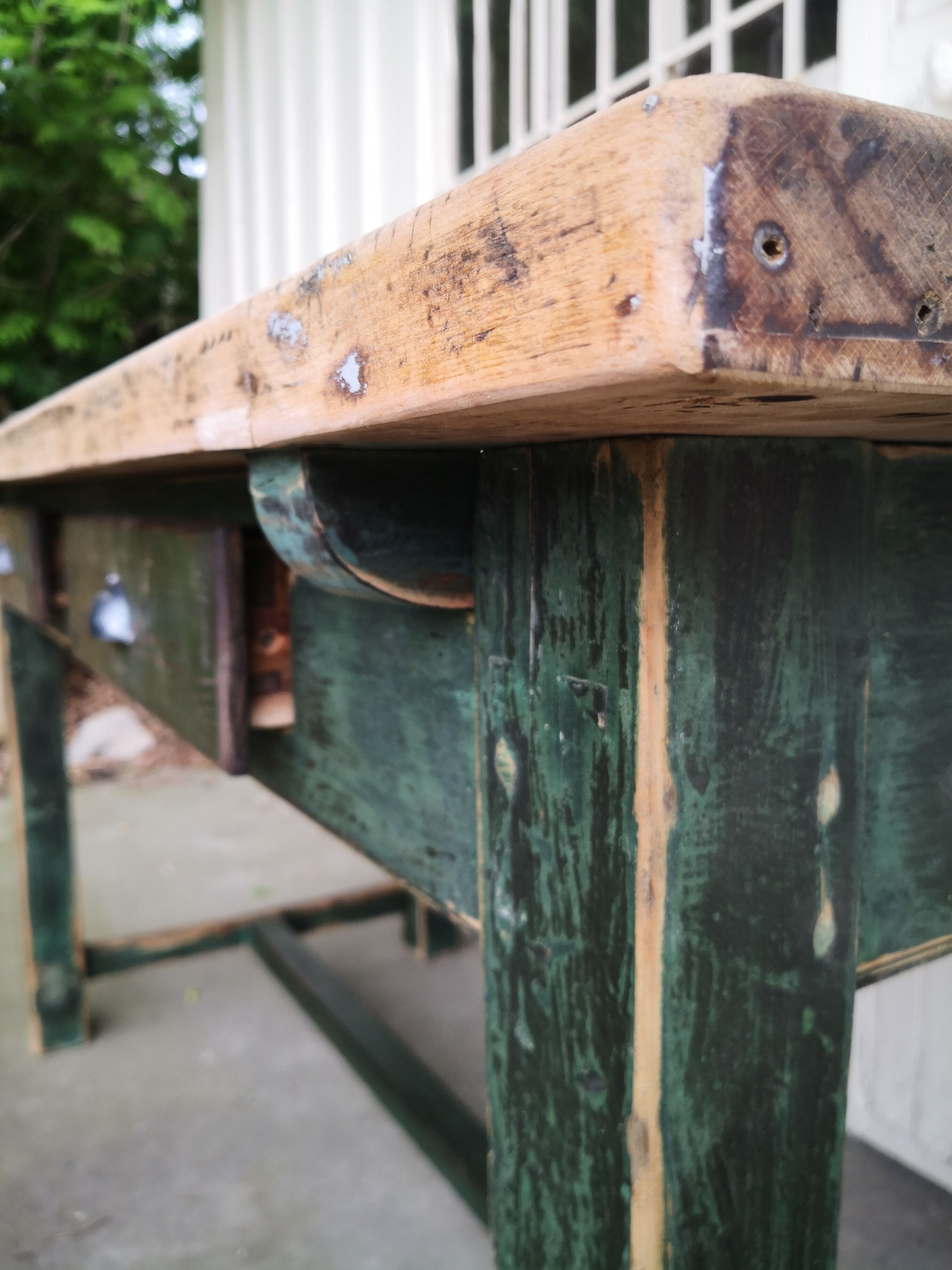 Vintage farmhouse table 1,50m, old