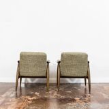 Customizable Pair Of Restored Mid Century Armchairs, 1960s