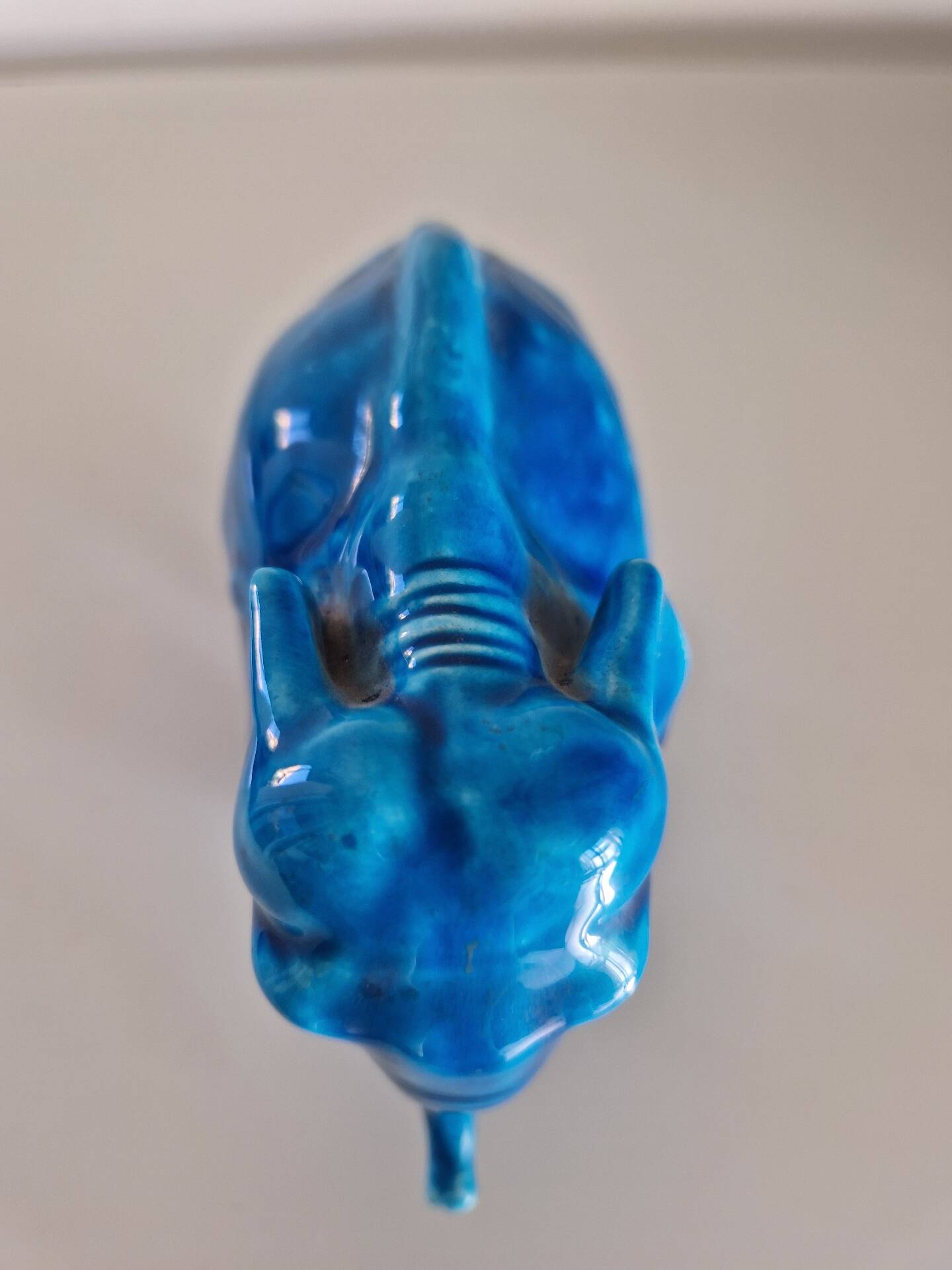 Art Deco elephant statue in ceramic by Paul Milet.