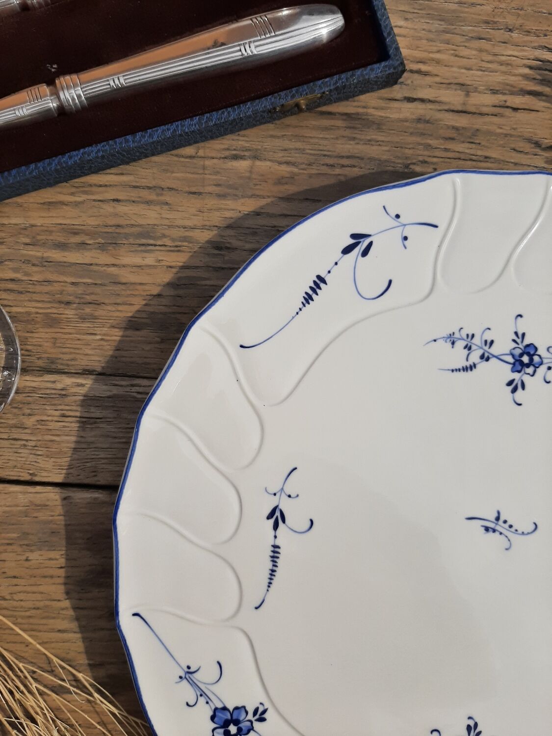 Plat à gâteau vieux luxembourg villeroy et boch