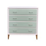 Commode pieds compas vintage 1950