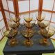 Set of art deco glasses