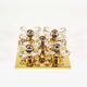 Stunning 1970's Brass Flush Mount Light by Christoph Palme